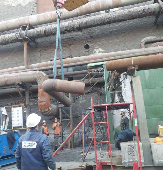 Installation of a chemical cleaning system for boilers in the main building of the CHPP PVS JSC “AMT”
