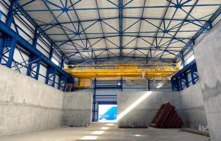 Construction of chemical reagent warehouses for the Zhairem Mining and Processing Plant